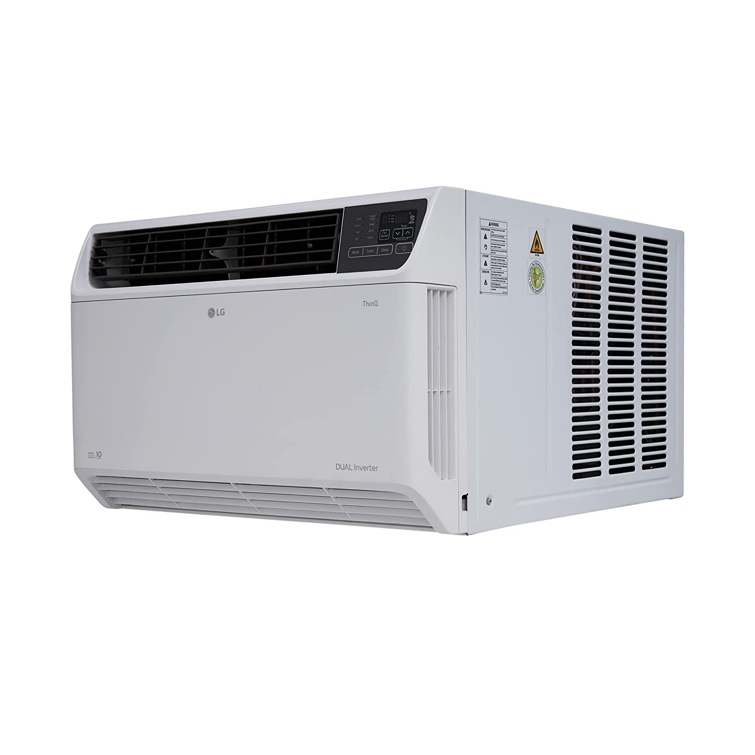 LG 1.5 Ton 3 Star Wi-Fi DUAL Inverter Window AC RW-Q18WWXA White
