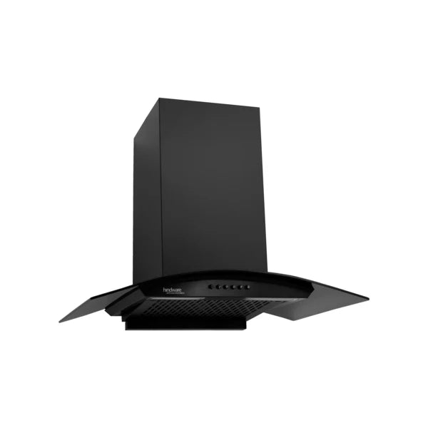 Hindware Chimney Zelda Autoclean 60cm Wall Mounted Black With Motion Sensor