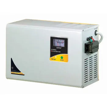 V-Guard VND400 Voltage Stabilizer for 1.5 Ton AC (150V-285V), Grey