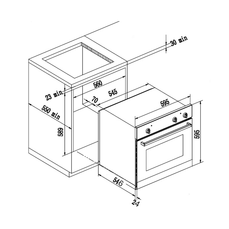 Hindware Platinum Plus Built-in Oven -67 Liters