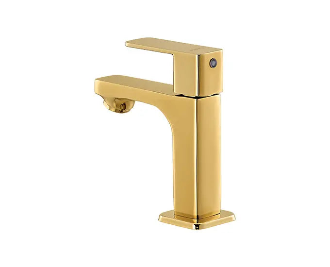 Cera F1005101FG Lustre Ruby French Gold Finish Quarter Turn Pillar Cock With Aerator