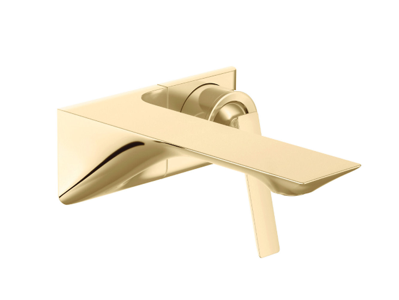 kohler K-25759IN-4ND-AF Wall mount single-control basin faucet trim in french gold