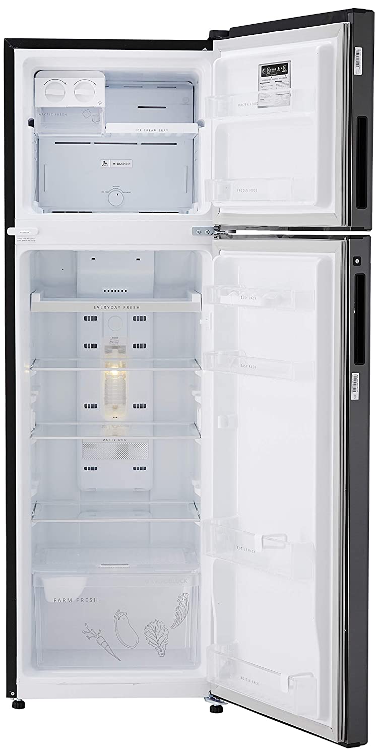 Whirlpool 292 L 3 Star Inverter Frost-Free Double Door Refrigerator (IF INV CNV 305 STEEL ONYX (3s)-N, Black)