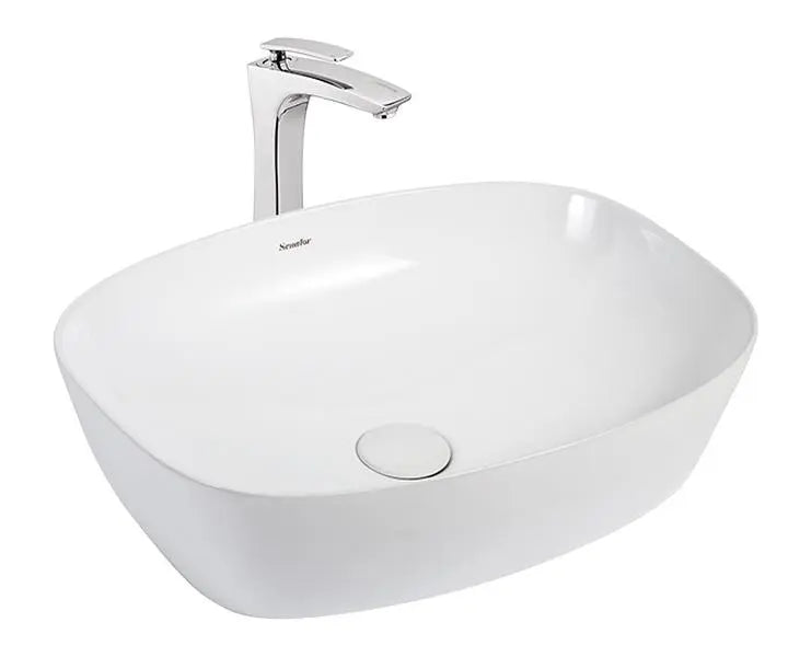 Cera A2020103 Senator Serenade Thin Rim Table Top Wash Basin - 505x385x135 mm