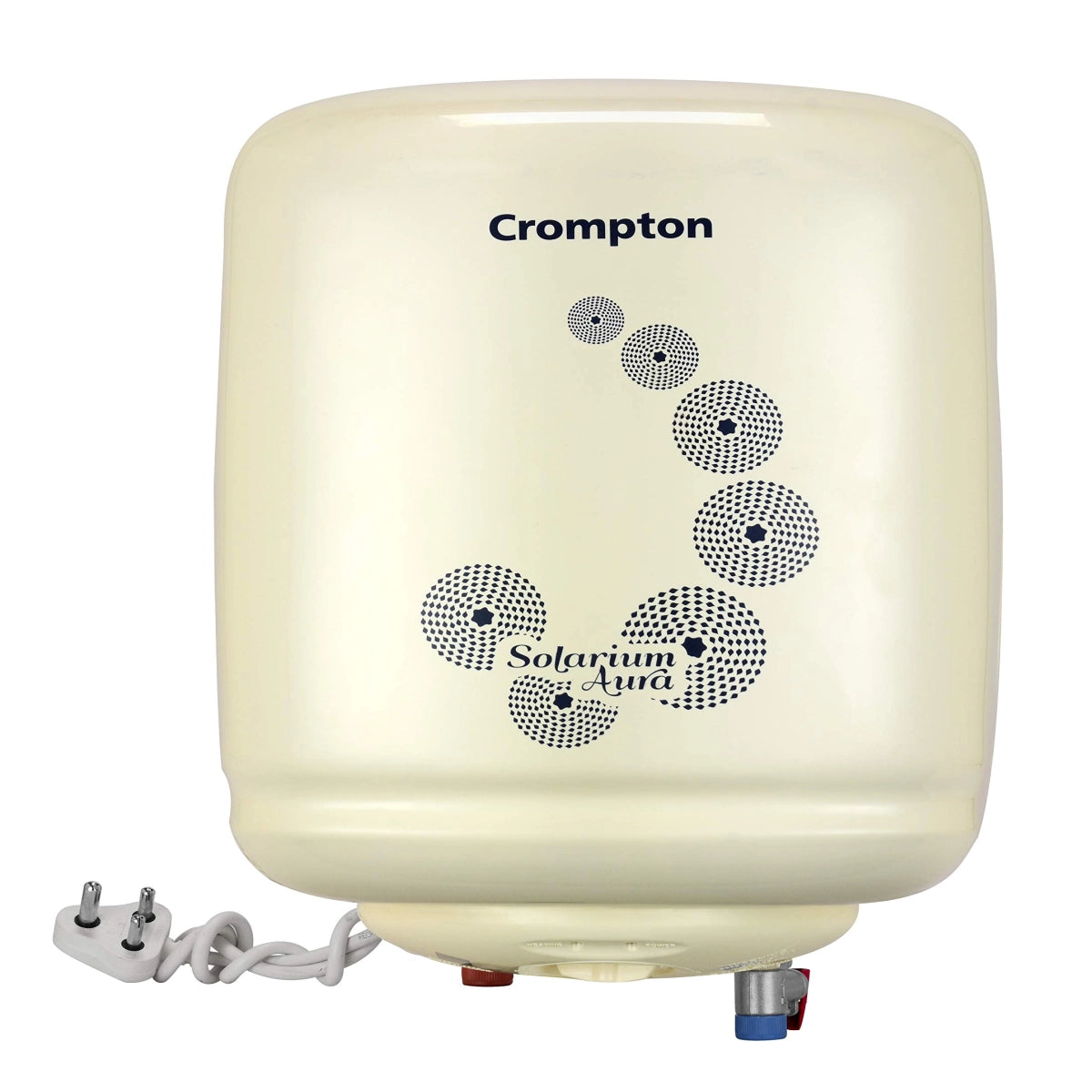 Crompton Solarium Aura ASWH1315 15-Litre 2000-Watt Storage Water Heater (White)
