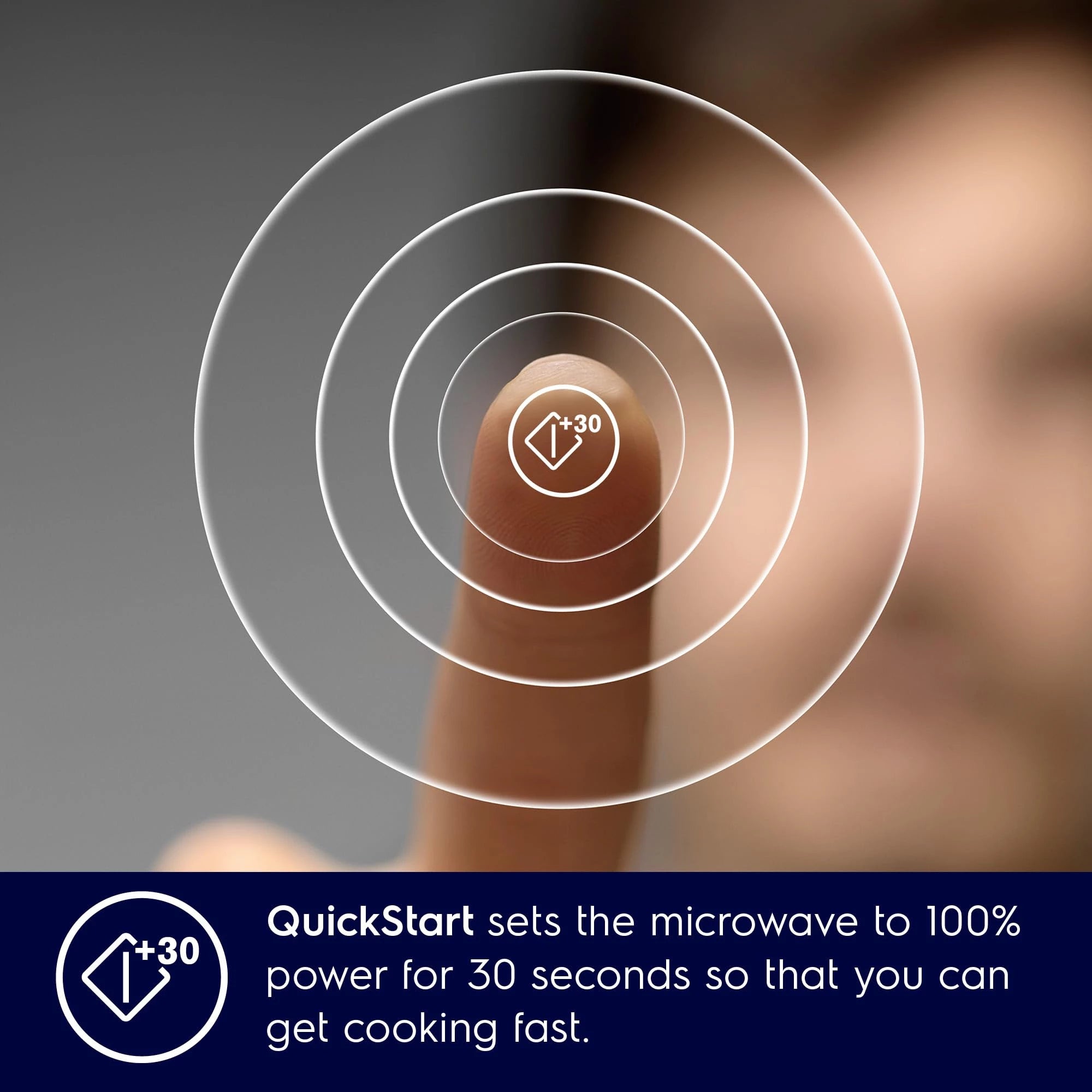 Electrolux 25L 60cm Built-In Grill Microwave Oven with 7 Functions, UltimateTaste 500, Black, Glass, EMSB25XG