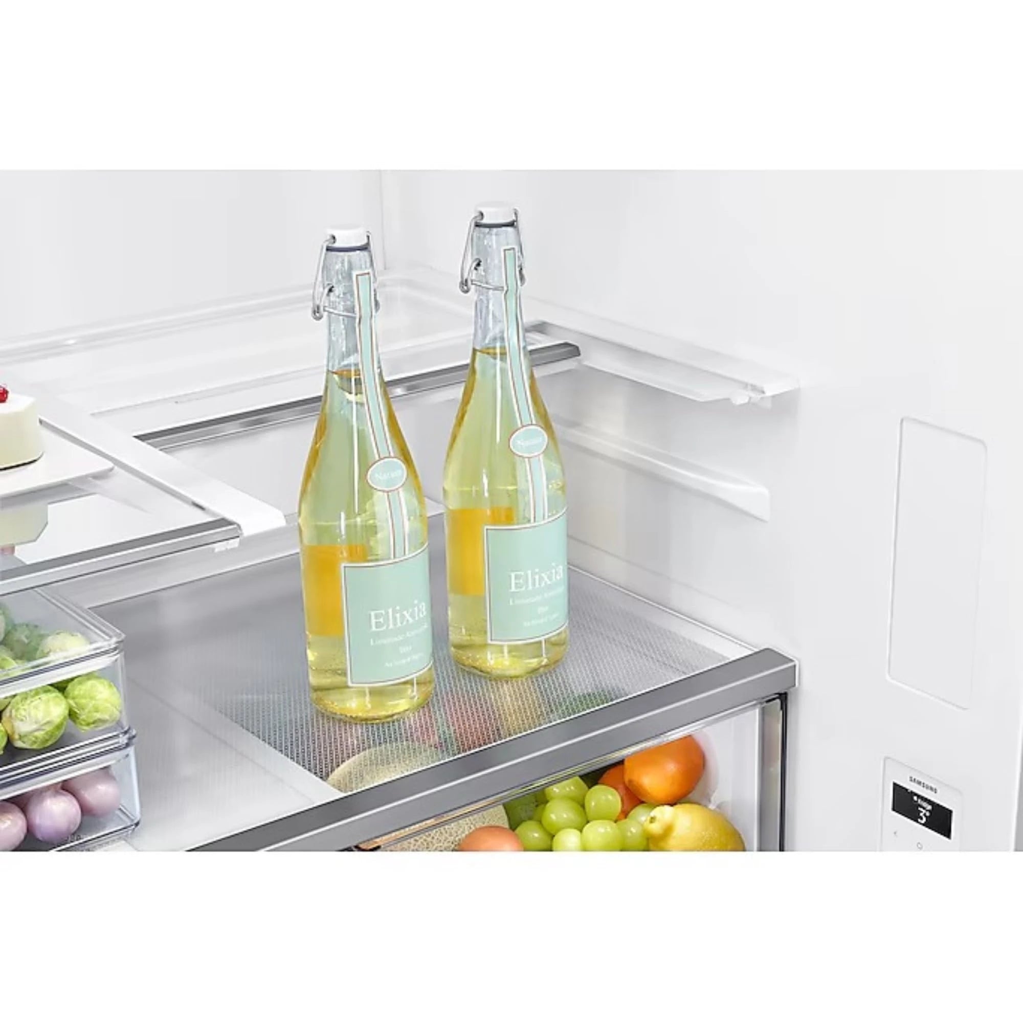 Samsung 650L 4 Door Convertible French Door Refrigerator | Dual Auto Ice Maker | Beverage Center™ | AI Energy Mode | SmartThings Connectivity | Clean White (RF65DB90BD12)