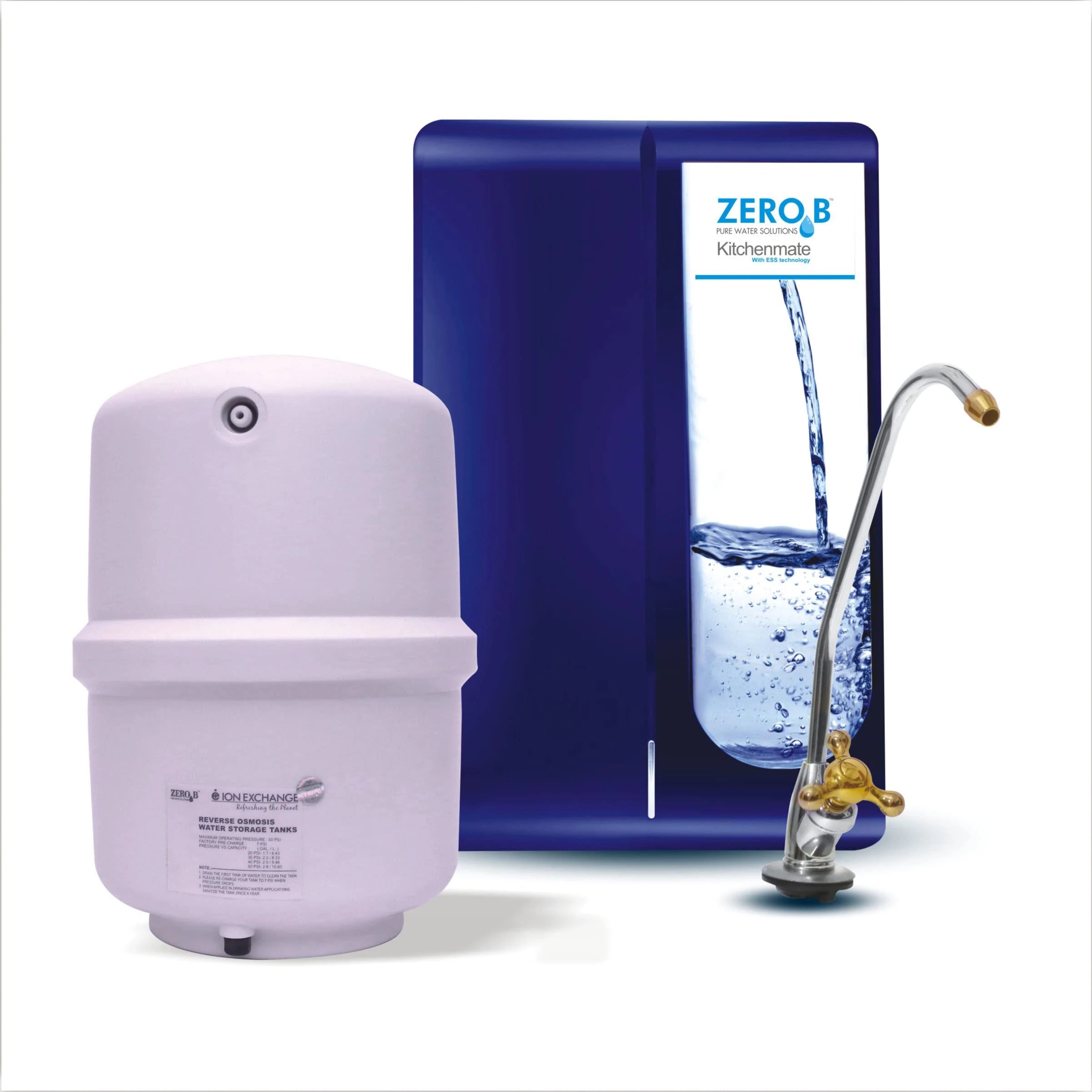 Zero B Kitchenmate RO+ TDS Remover Water Purifier, 7 Stage Purif.