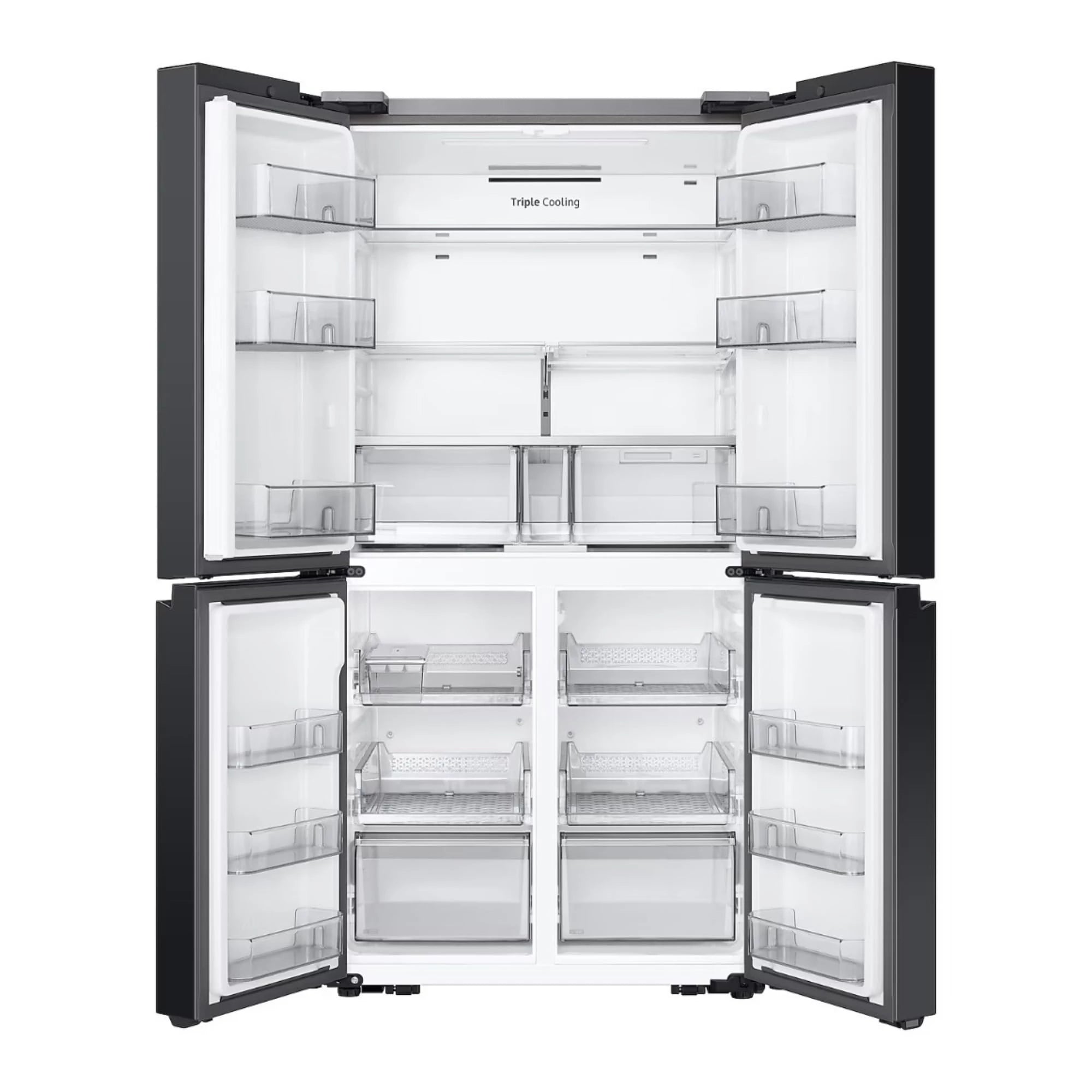 Samsung 650L 4 Door Convertible French Door Refrigerator | Dual Auto Ice Maker | Beverage Center™ | AI Energy Mode | SmartThings Connectivity | Clean White (RF65DB90BD12)