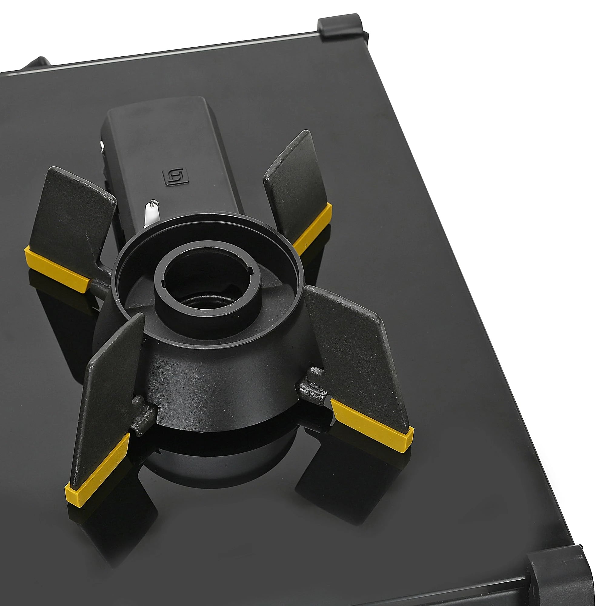 Faber Liftable Burners Freestanding Cooktop | Genius 753 AI BK | 75cm Width | Brass Burners | Manual Ignition | ABS Knobs | Pan Support | 2 Yrs Comprehensive,5 Yrs Valve & Burners,7 Yrs on Glass