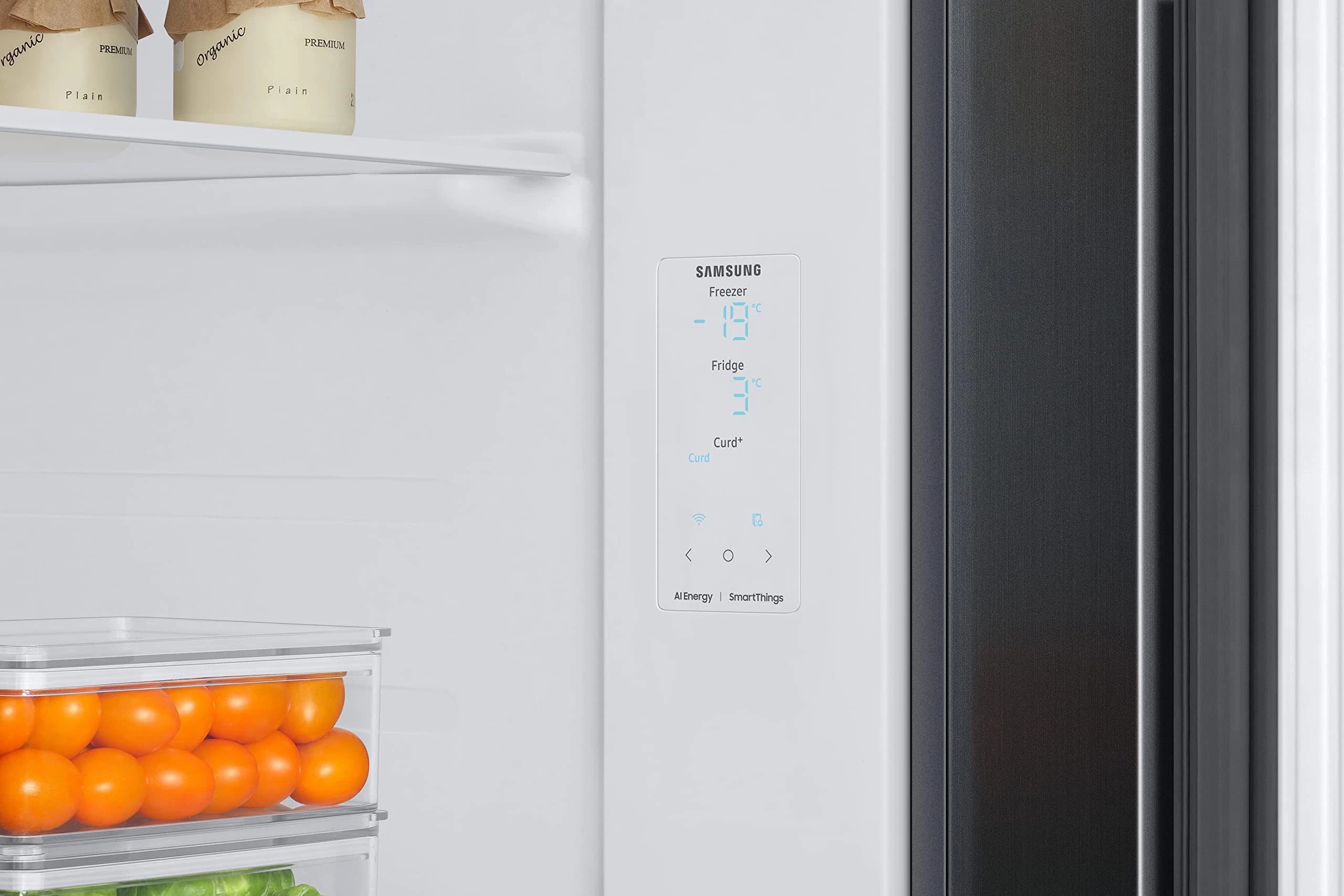 Samsung 644L Convertible 5-in-1 Side by Side with Wifi, SmartThings & AI (RS76CG8133B1HL, Black DOI)