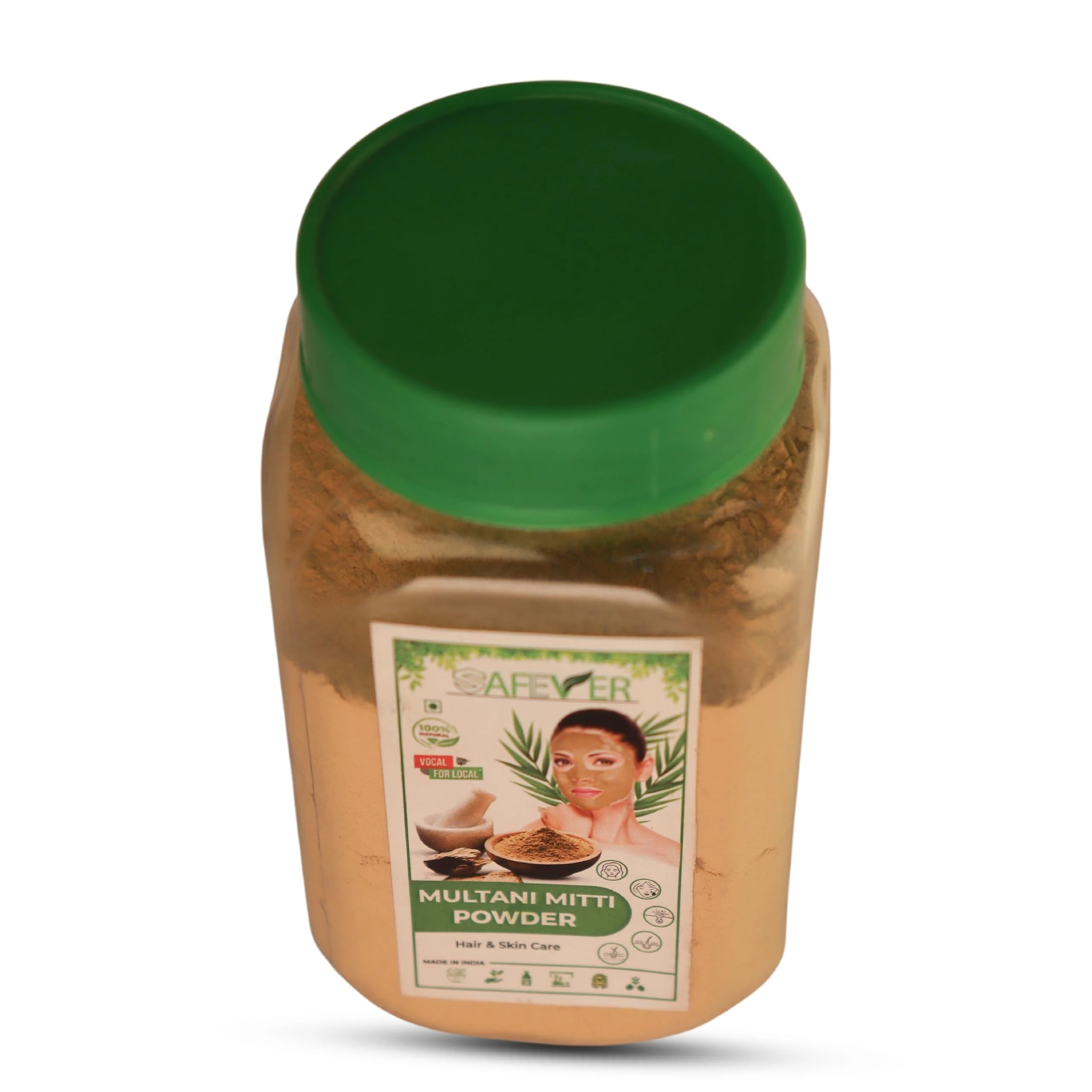 Safever Multani Mitti: Pure & Natural Clay Face pack
