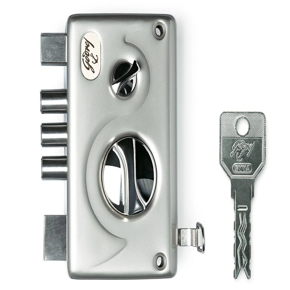 Godrej Door locks Pentabolt 1CK DB Satin Nickel 3346