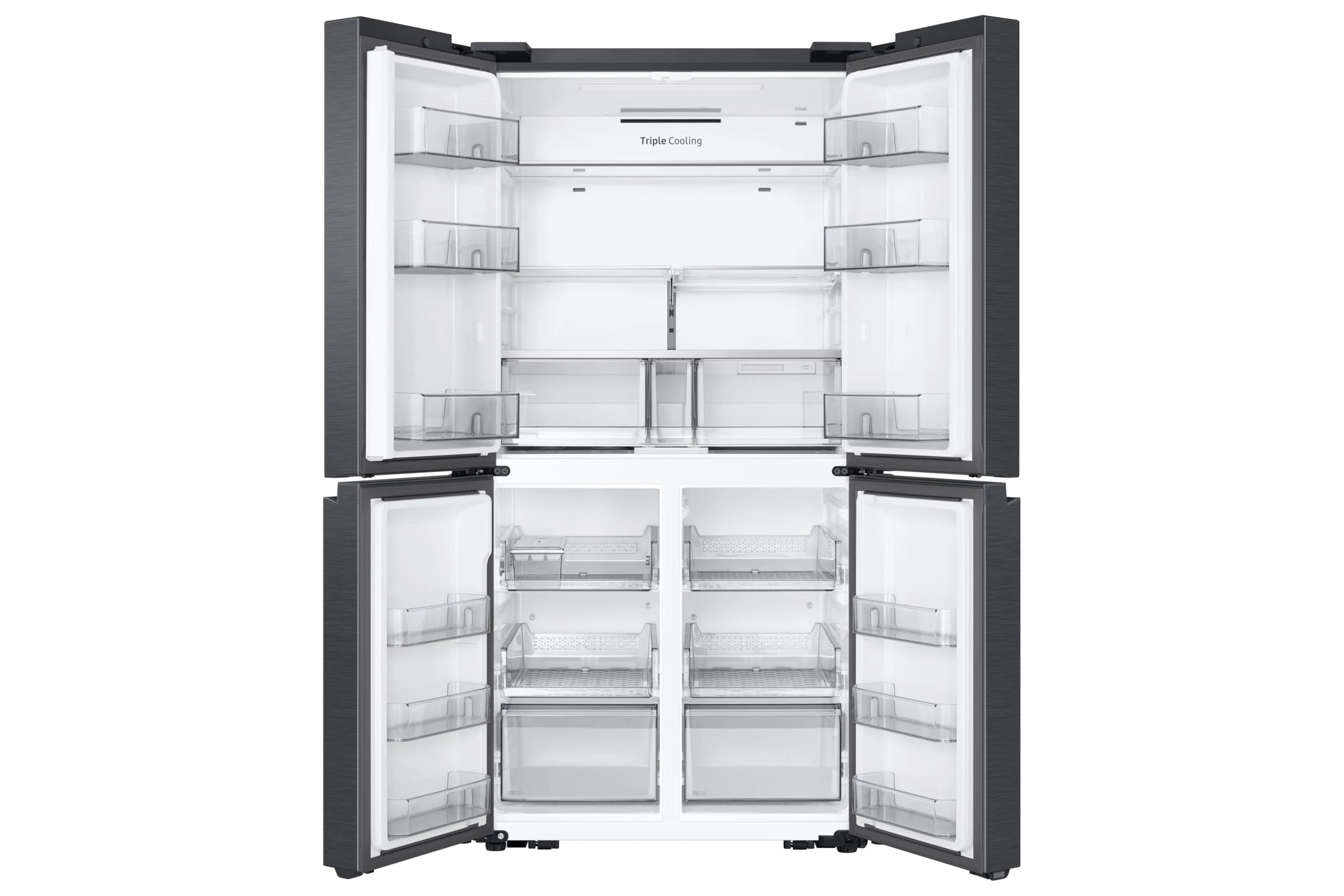 Samsung 650 L, Convertible, Digital Inverter, Frost Free, French Door Refrigerator (RF65DG90BDSGTL, Black, Black Caviar)