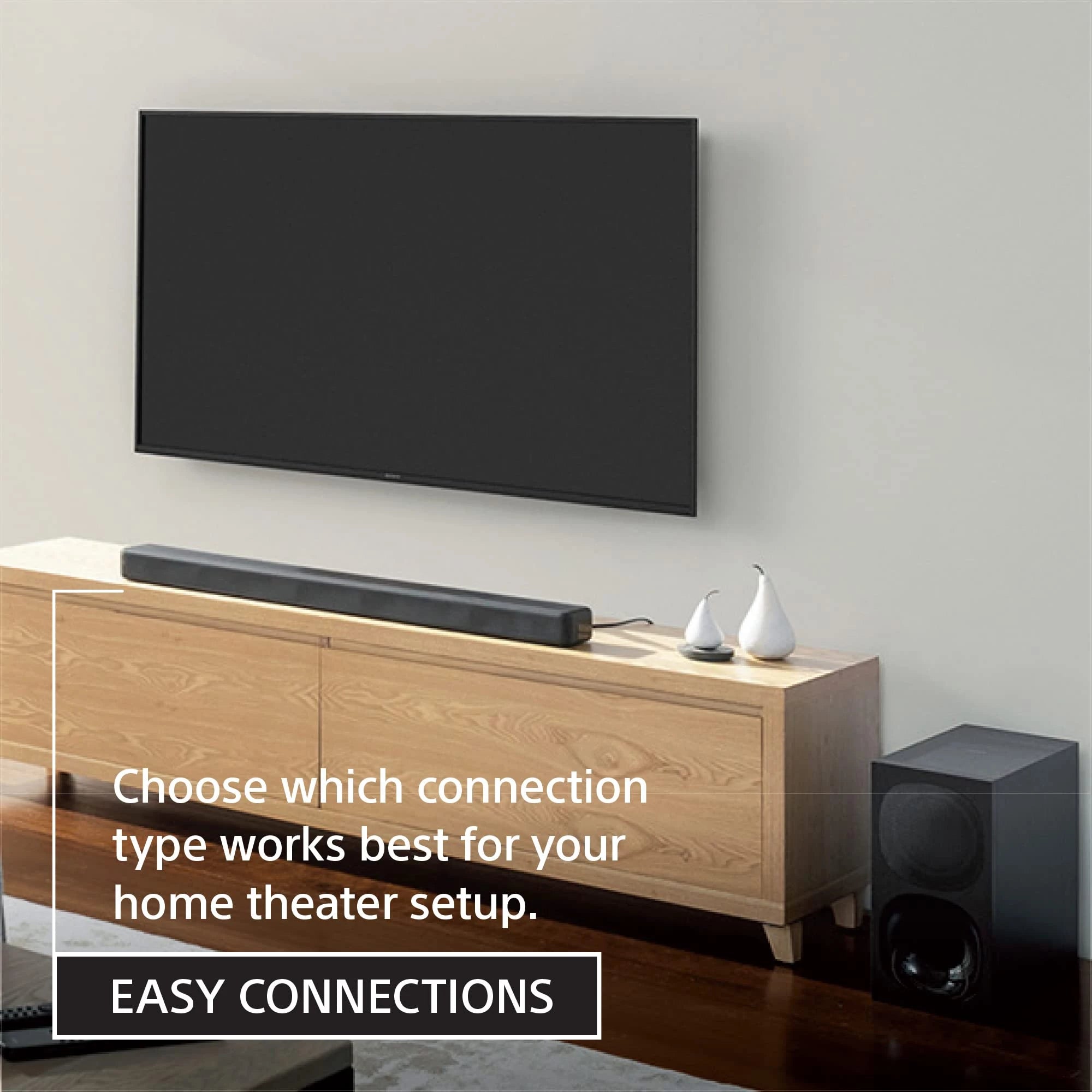 Sony HT-G700 3.1ch 4K Soundbar w/Wireless Sub, 400W Surround