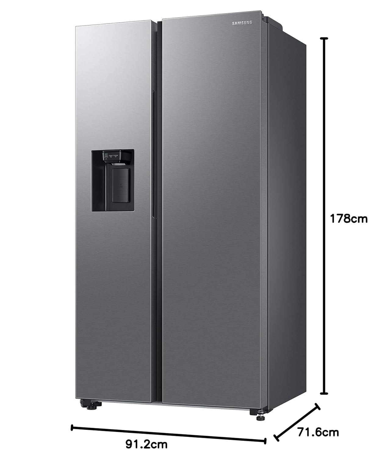 Samsung 633L Convertible 5 In 1 Digital Inverter Side by Side Refrigerator Appliance, (RS78CG8543SLHL, EZ Clean Steel)