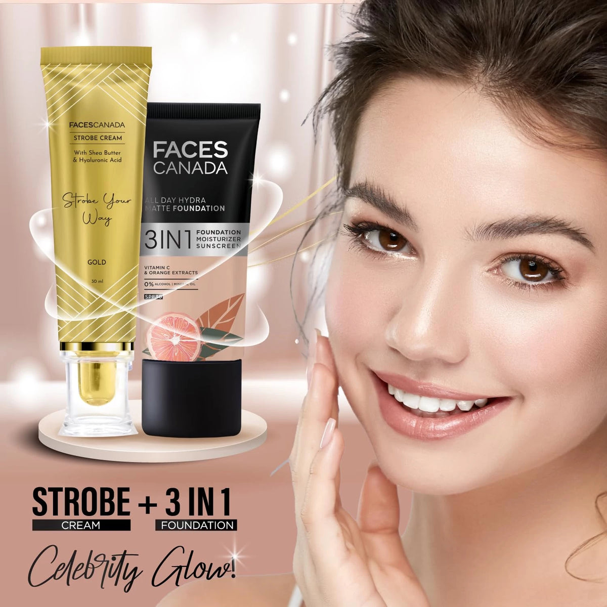 FACESCANADA Strobe Cream Gold 30 ml product image