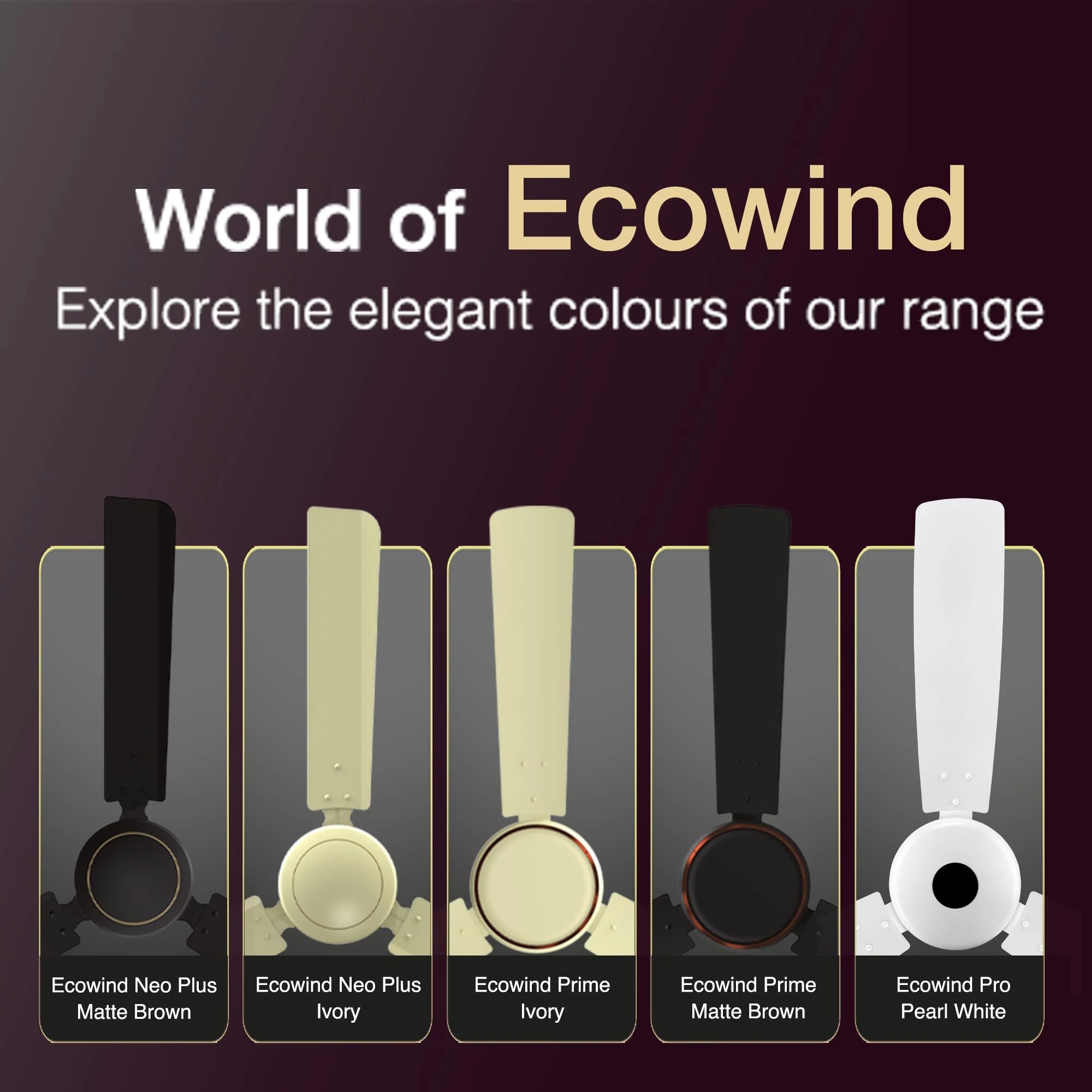 V-Guard Ecowind Prime BLDC Ceiling Fan | Energy Efficient 5 Star | 5 Speed Settings | Remote Control | Matte Brown | 1.2M