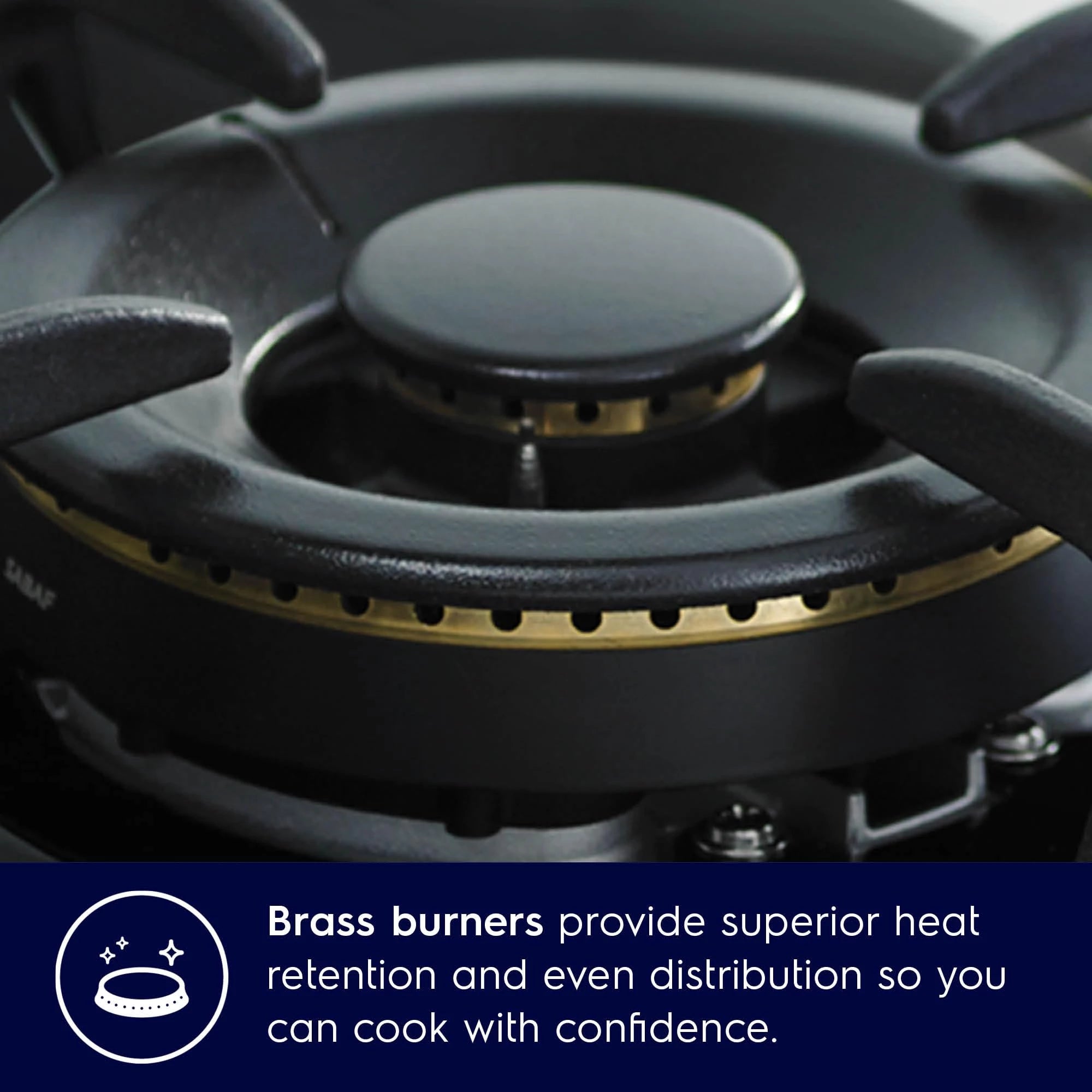 Electrolux 4 Burner Auto Ignition Glass Top 90cm Built-in Gas Hob, UltimateTaste 300, Black, EHG9430BCD