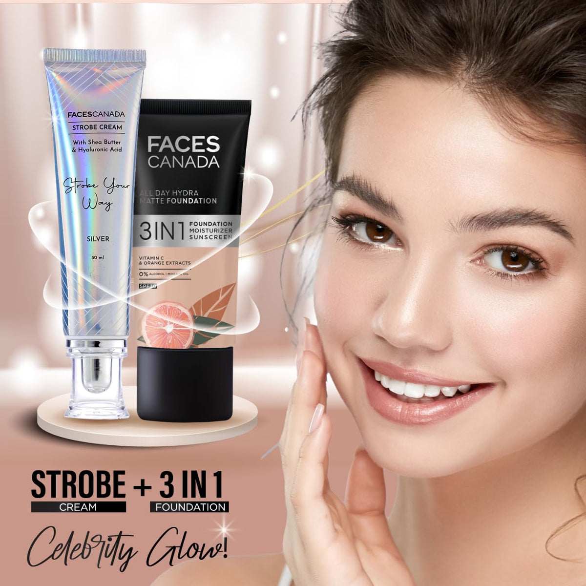 FACES CANADA Strobe Cream Silver 30 ml additional product image