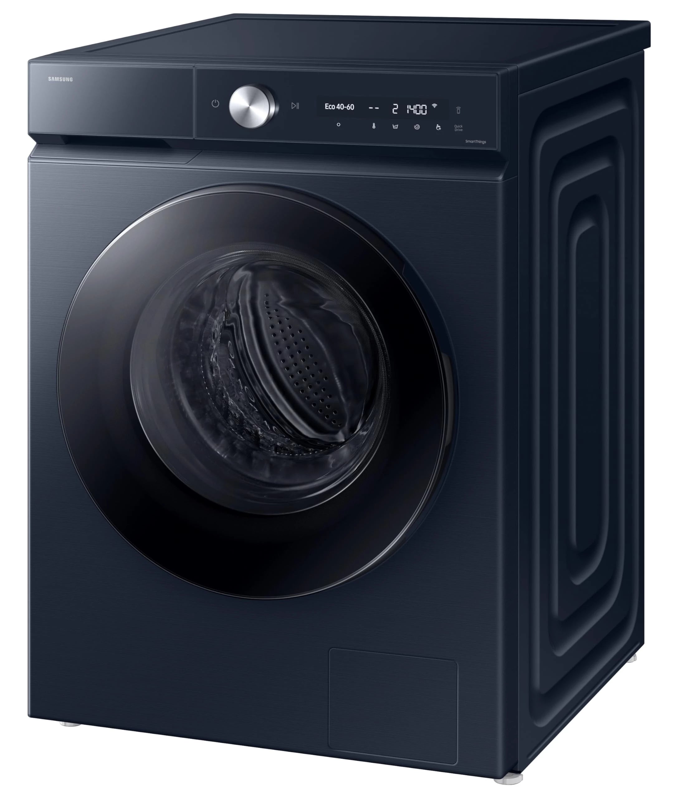 Samsung 12 kg, 5 Star, AI Control, Super Speed, Wi-Fi, Hygiene Steam with Inbuilt Heater, Digital Inverter, Fully-Automatic Front Load Washing Machine (WW12DB8B54GSTL, Navy)