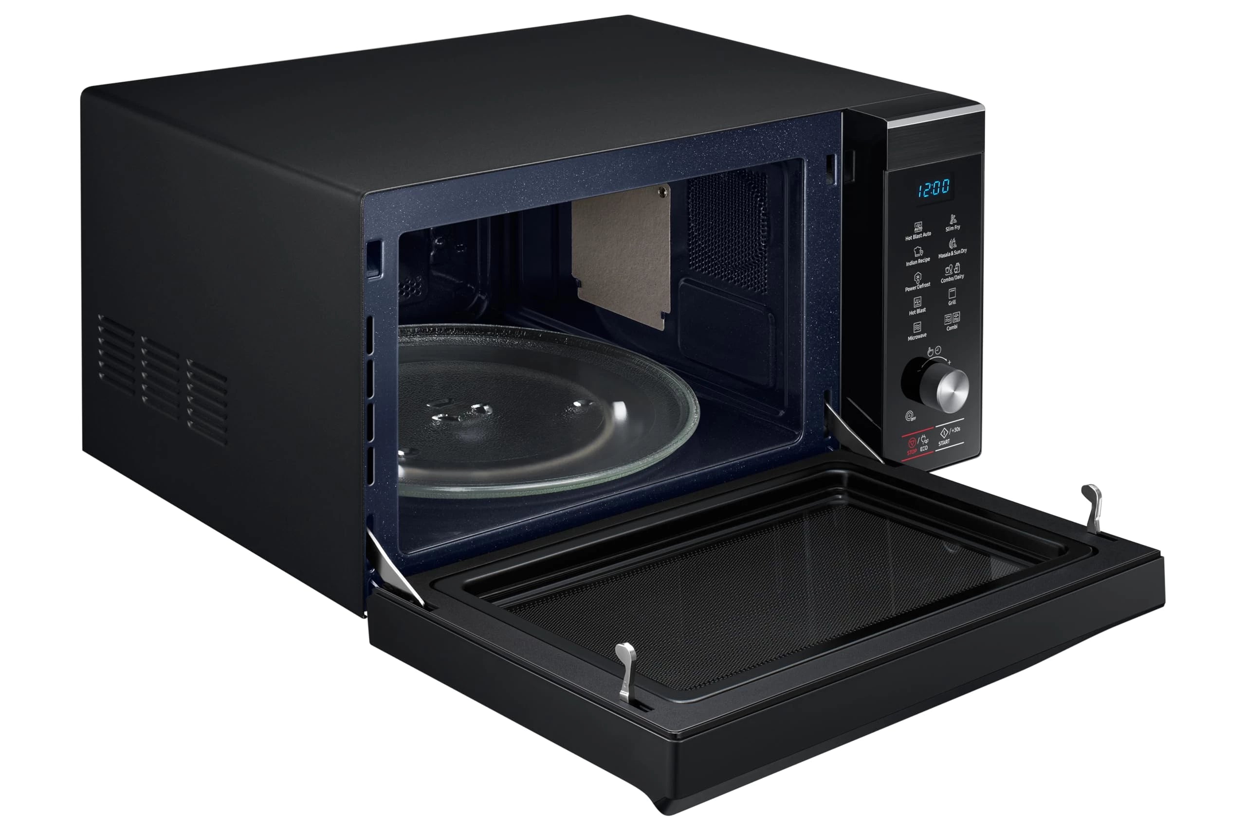 Samsung 32L Convection Microwave Oven (MC32K7056CH/TL, Black & Pattern, 10 Yr warranty)