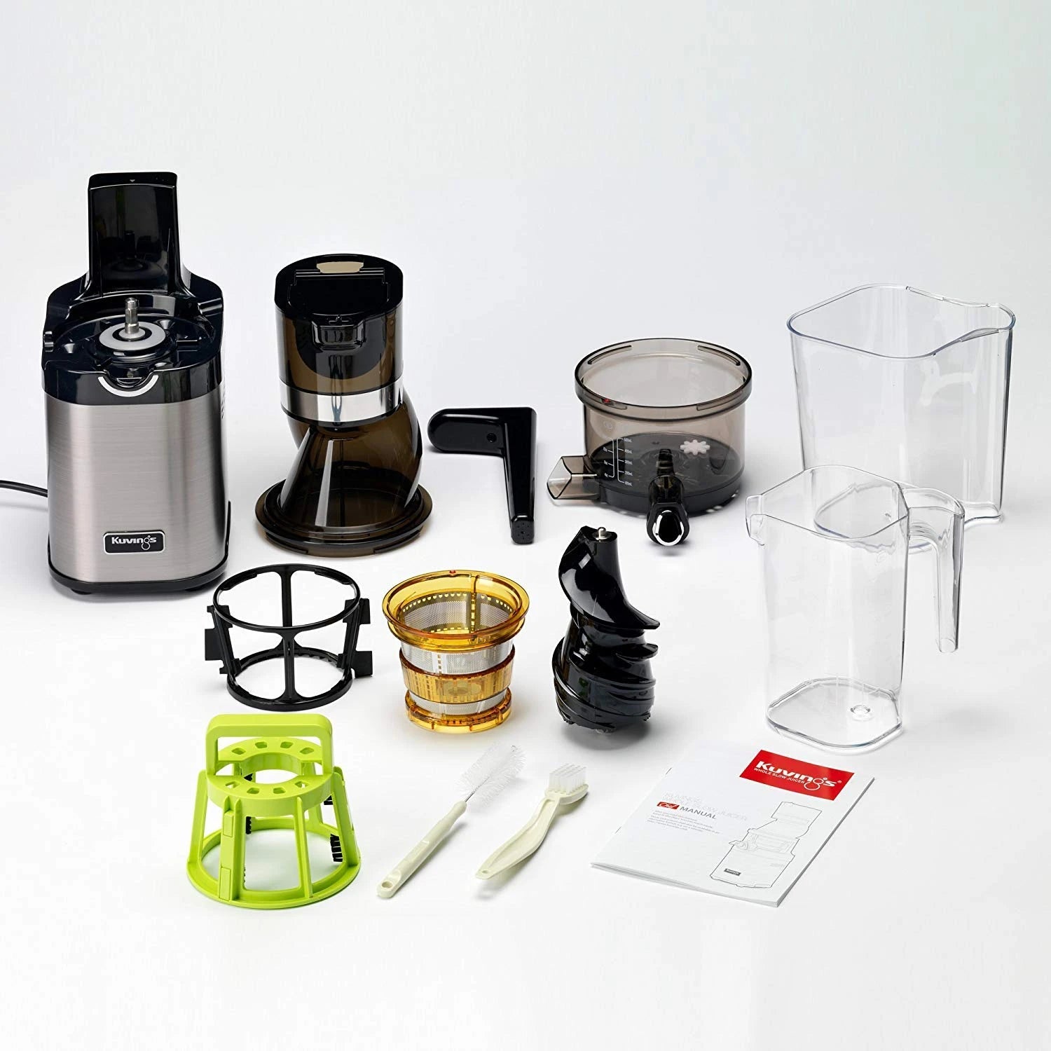 Kuvings CS600 Commercial Cold Press Whole Slow Juicer, All-in-1 Fruit & Vegetable Juicer, World's Only Juicer with Patented Rubber & Silicon-Free Technology, Support & Service Across India (240 Watts)