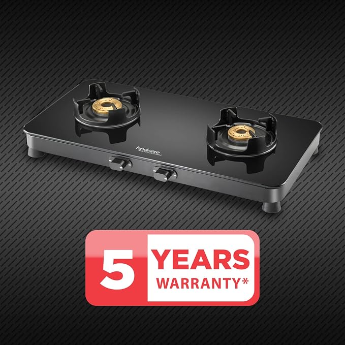 Hindware Divina Neo 60 Chimney + Alverio 2 Burner Manual Cooktop Combo