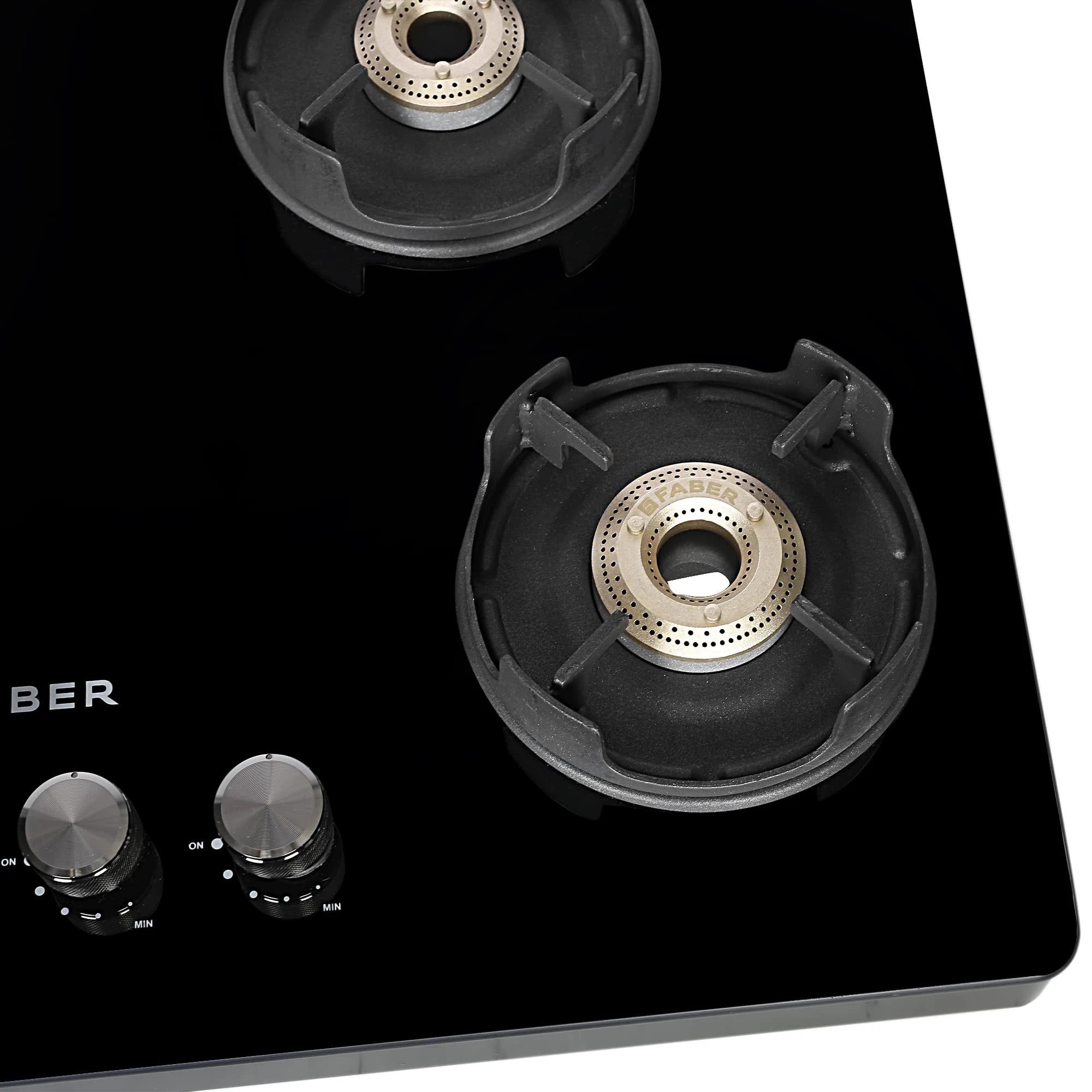 Faber 75 cm,4 Burner Gas stove (NiOS DLX 754 BB BK) Maual Ignition, Black