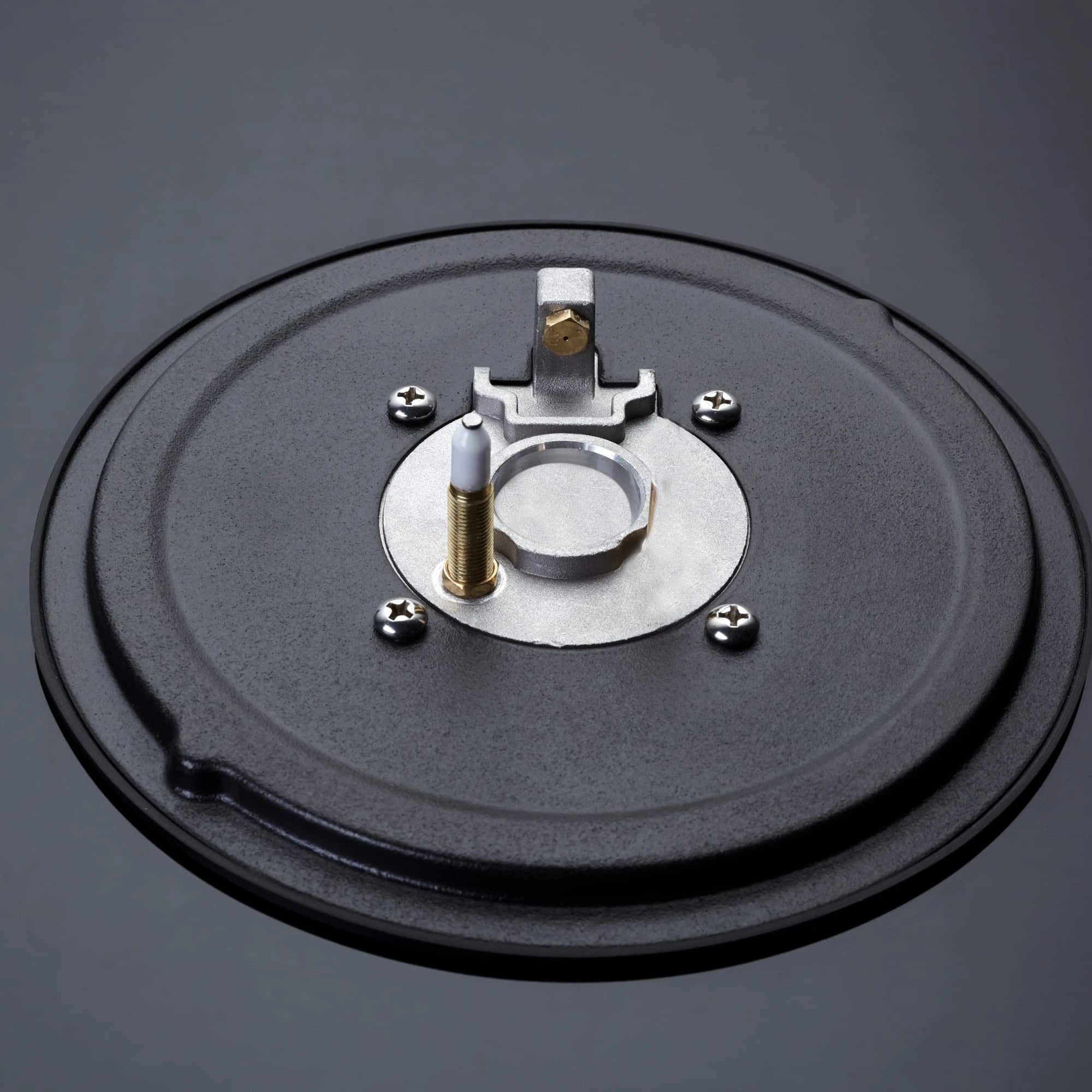 Elica IND FLEXI FB 491 DX DFS 4-Burner Auto Ignition Glass Top Gas Stove with Direct Flame Full Brass Burners - 2 Small and 2 Medium