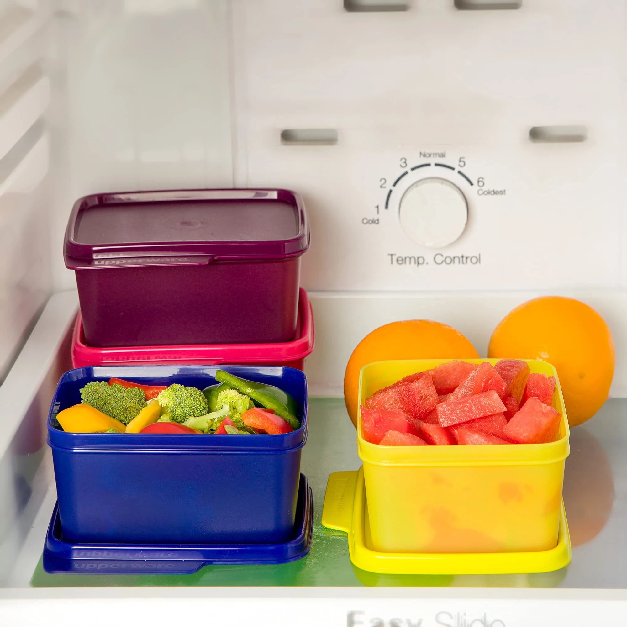 tupperware. Plastic Container - 500ml, 4 Pieces, Multicolour