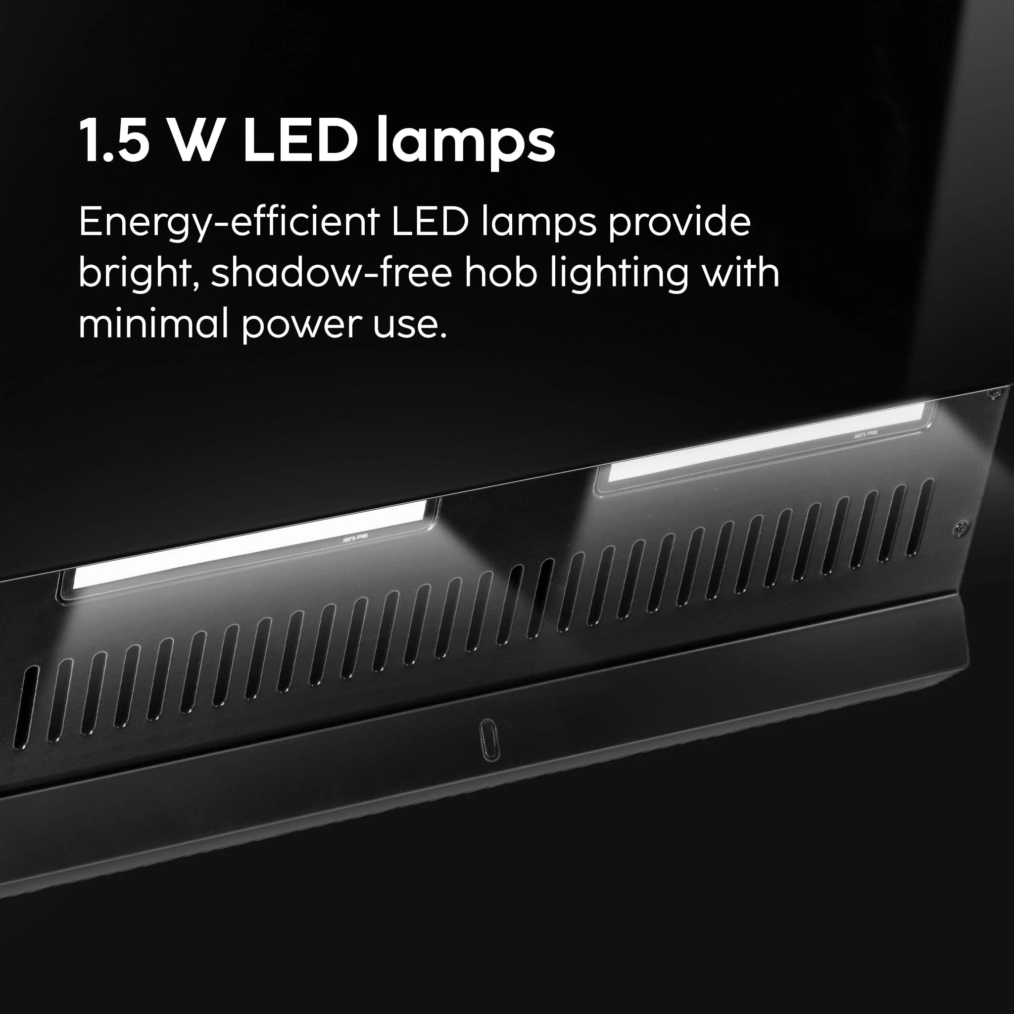 Glen 75cm 1400 m³/hr Filterless Slant Kitchen Chimney |Intelligent Auto Clean |Wider Suction Area|(Hood Mesh 75,Touch & Gesture Control,Black)