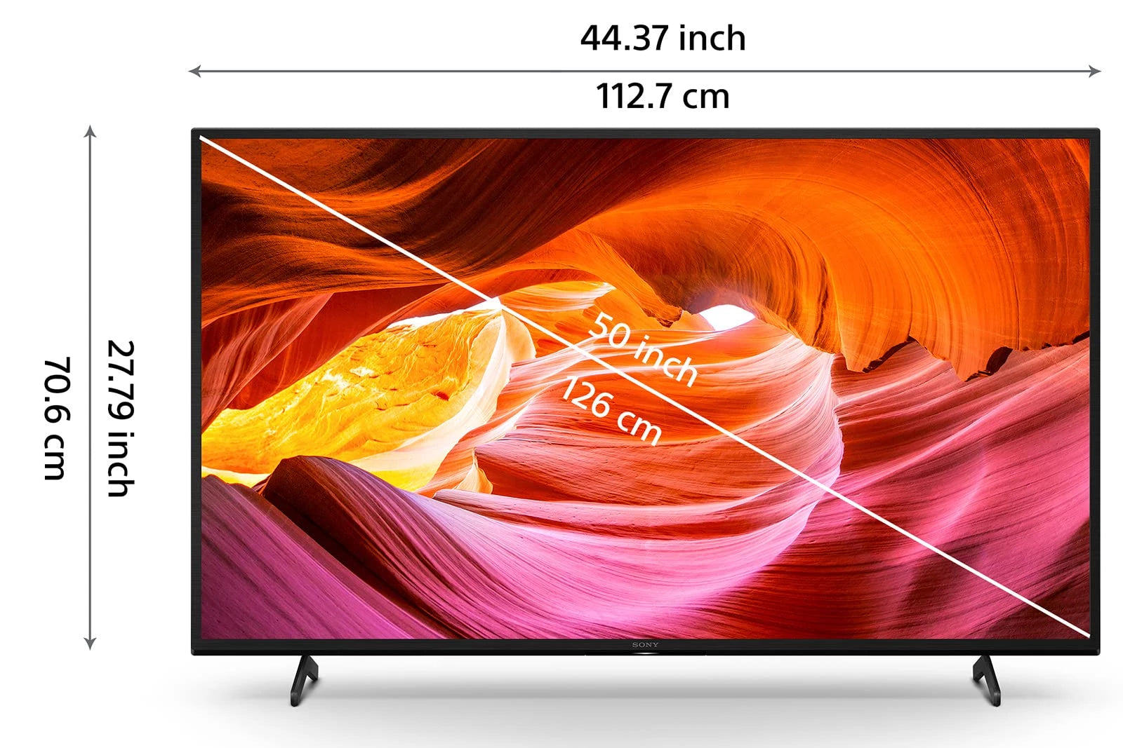 Sony Bravia 126 cm (50 inches) 4K Ultra HD Smart LED Google TV KD-50X75K (Black) (2022 Model) | with Alexa Compatibility