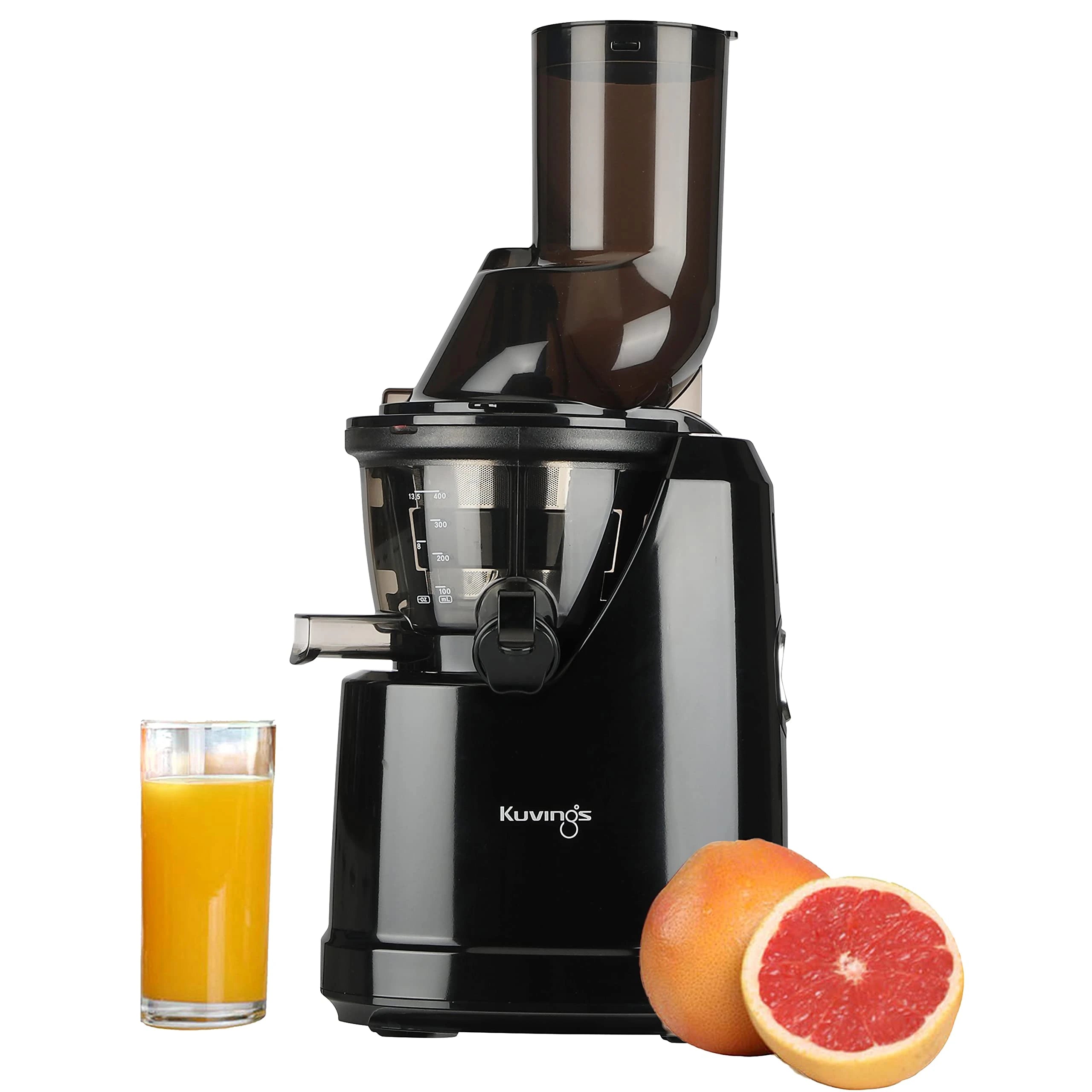 Kuvings B1700 Phantom Black Professional Cold Press Whole Slow Juicer, Patented JMCS Technology for 10% More Juice, Best Fruit & Vegetable Juicer machine for home