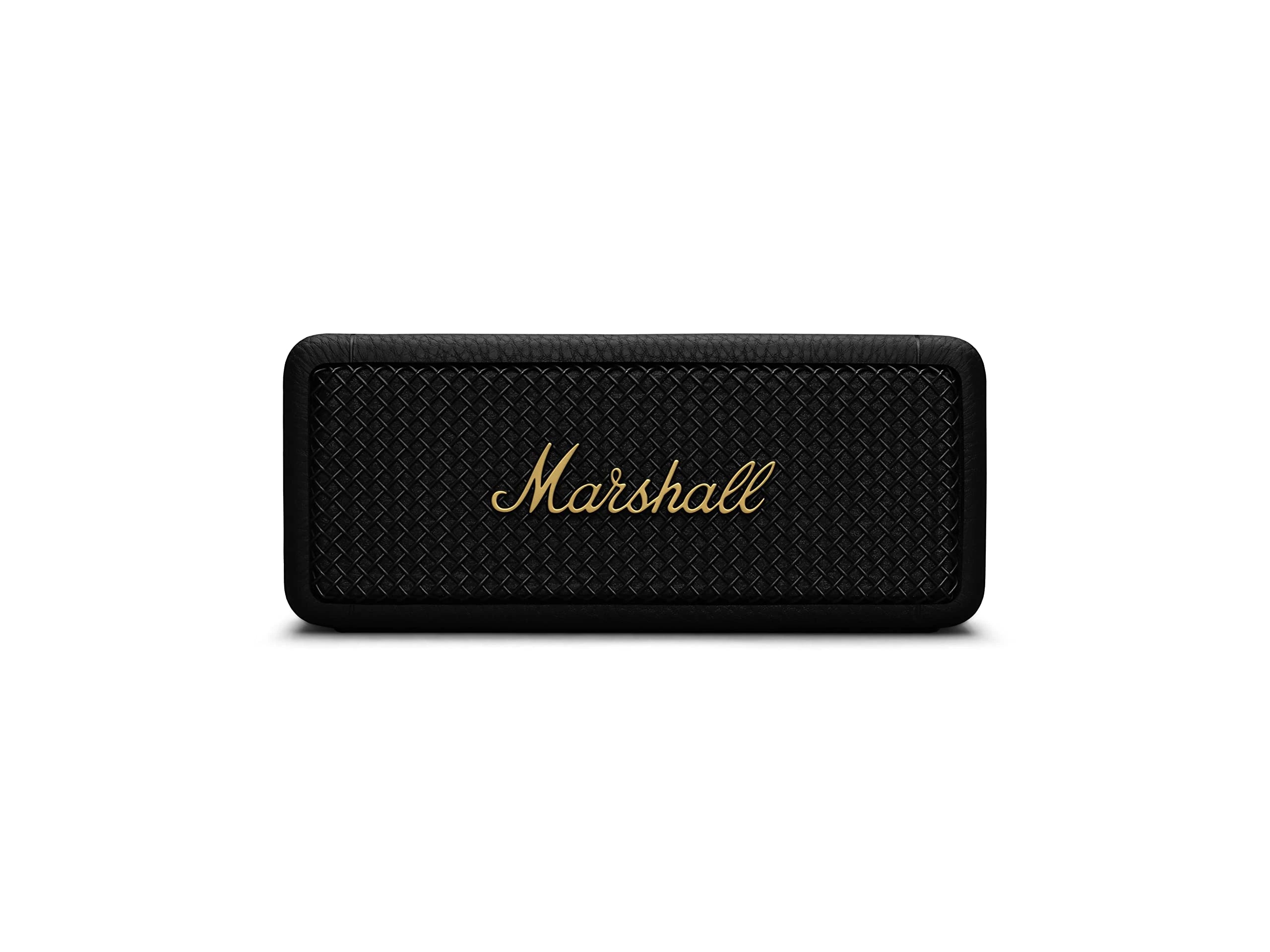 Marshall Emberton II 20 W Wireless Bluetooth Portable Outdoor Speaker (Black & Brass)