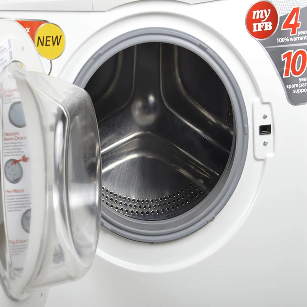 IFB 6 kg Fully-Automatic Front Loading Washing Machine (Elena Aqua VX, White)