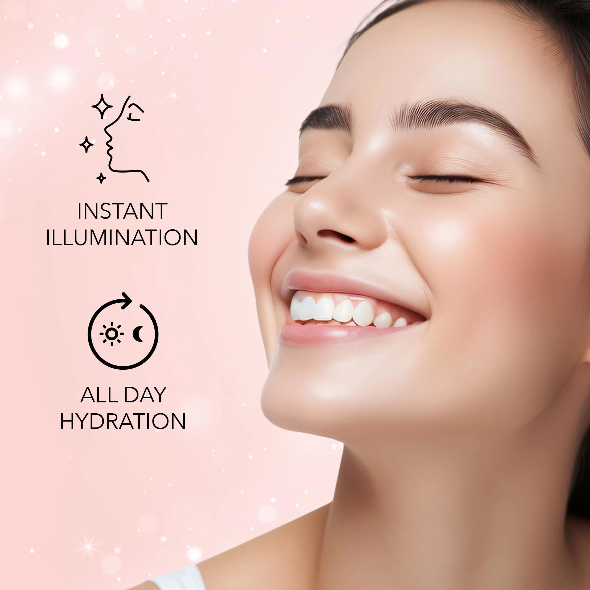 FACES CANADA Strobe Cream - Pink, 30ml | Primer + Highlighter + Moisturizer | Shea Butter & Hyaluronic Acid | Intense Hydration | Flawless Radiant Dewy Skin | Illuminating & Glowing Makeup Base
