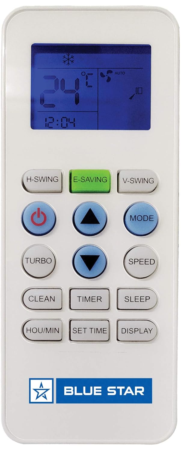 Blue Star 1.5T 5 Star Inverter Split AC (Copper, IC518EBTU, 2021, White)