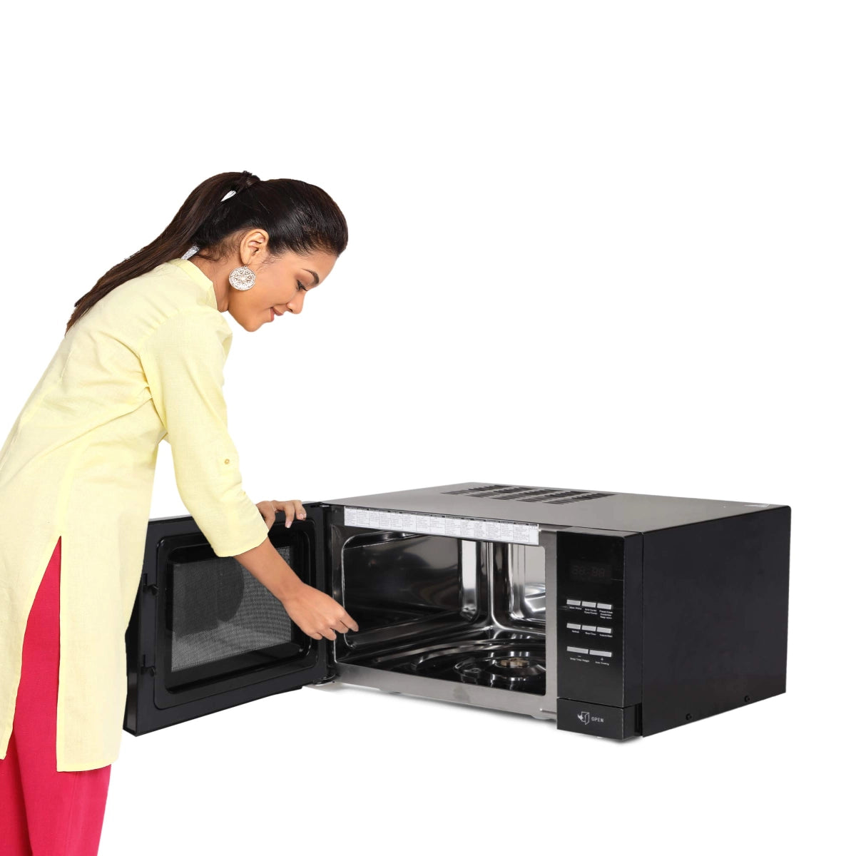 Haier 23 L Convection Microwave Oven (HIL2301CBSB, Black)