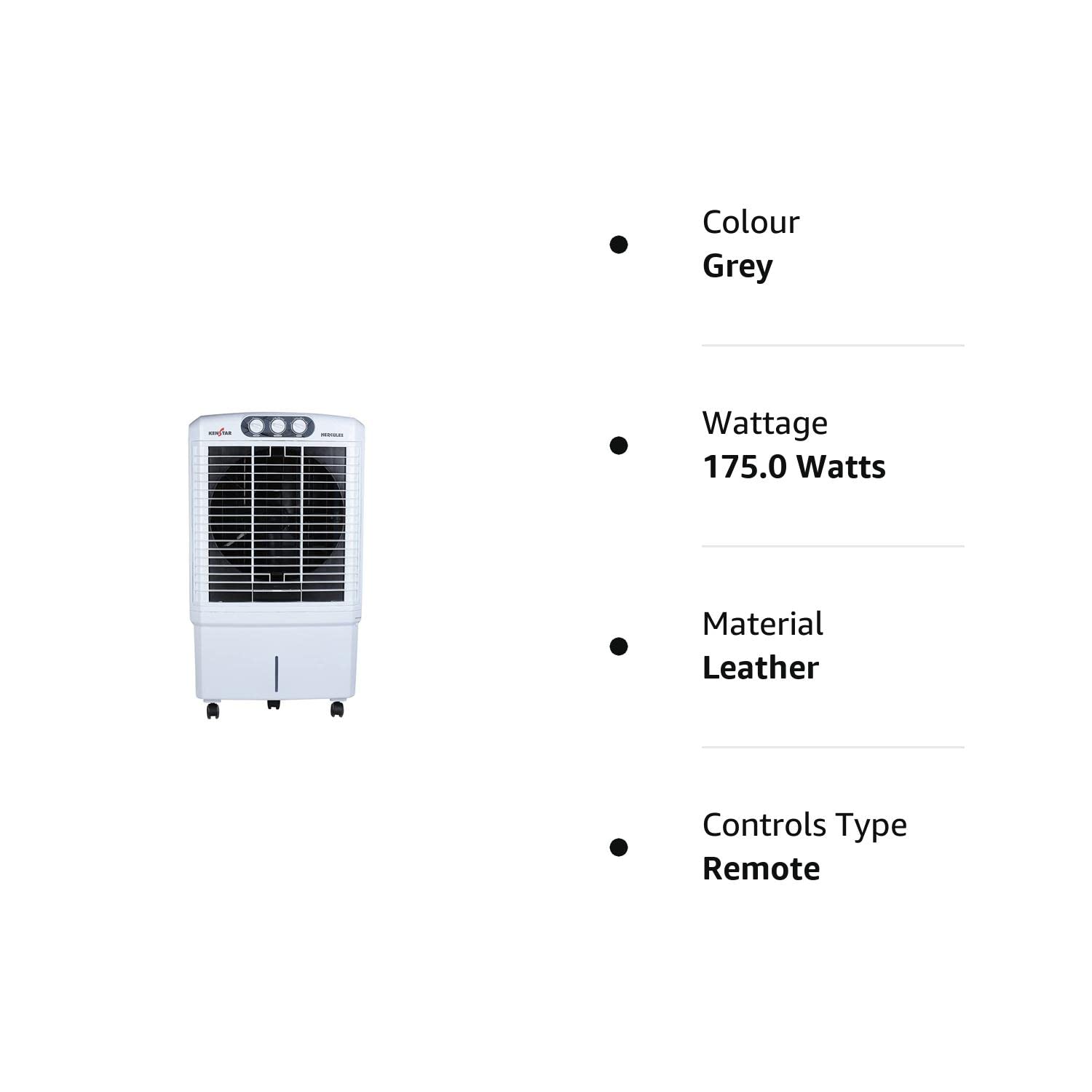 Kenstar Cool Grande 80 Litres Desert Air Cooler, Grey