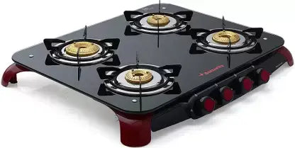 Butterfly Signature 4 Burner Glass Manual Gas Stove  (4 Burners)