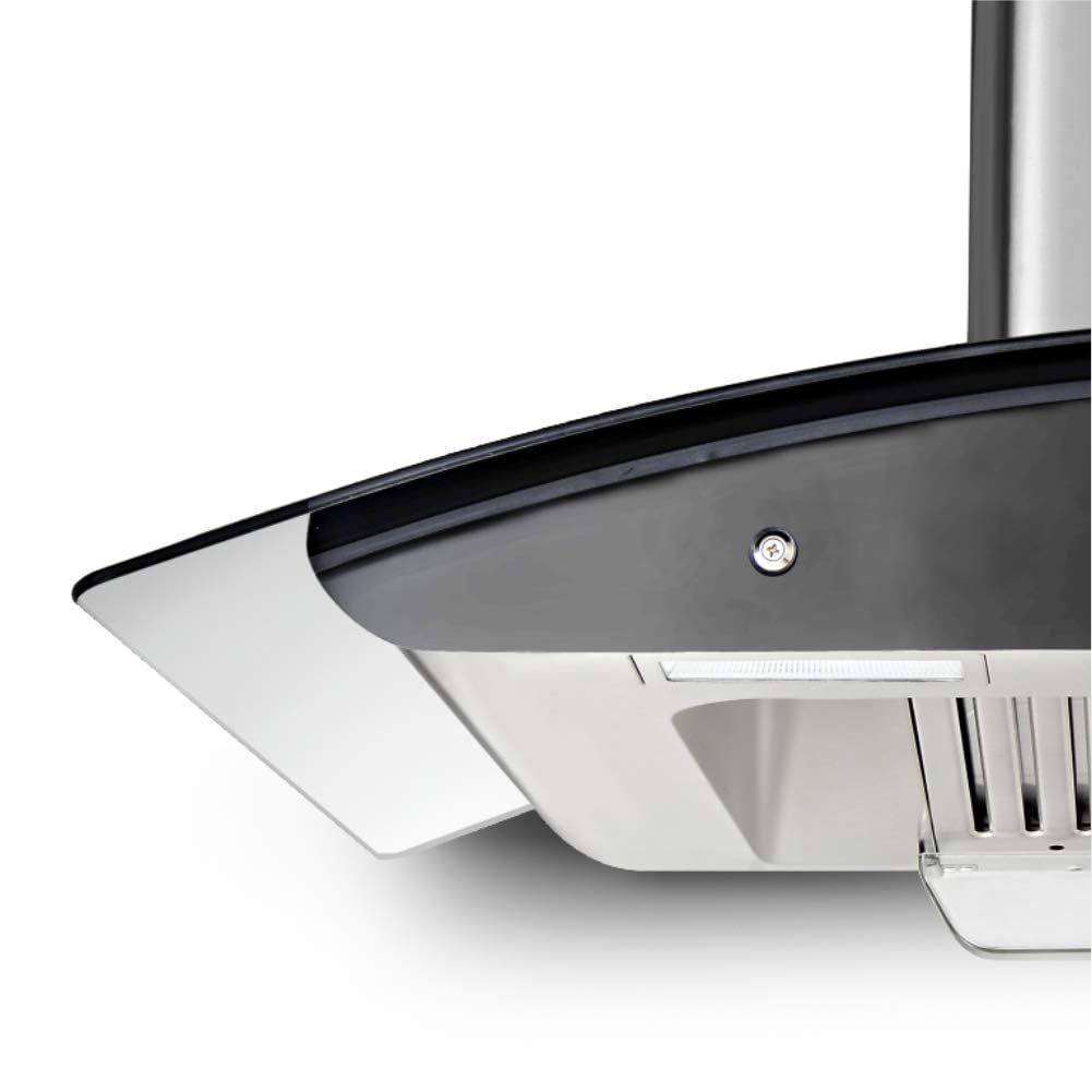 Sunflame CH ACE 90 DX-T Auto Clean Wall Mounted Chimney (Black 1230 CMH)