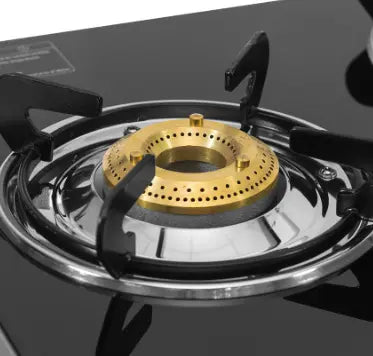 Kelvinator Gas Stove KGSGTR2033B Glass Top Black