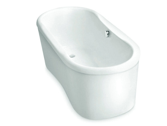 கோஹ்லர் K-18262T-0 வெள்ளை நிறத்தில் சபையர் ஓவல் ஃப்ரீஸ்டாண்டிங் ஏசி குளியலறை