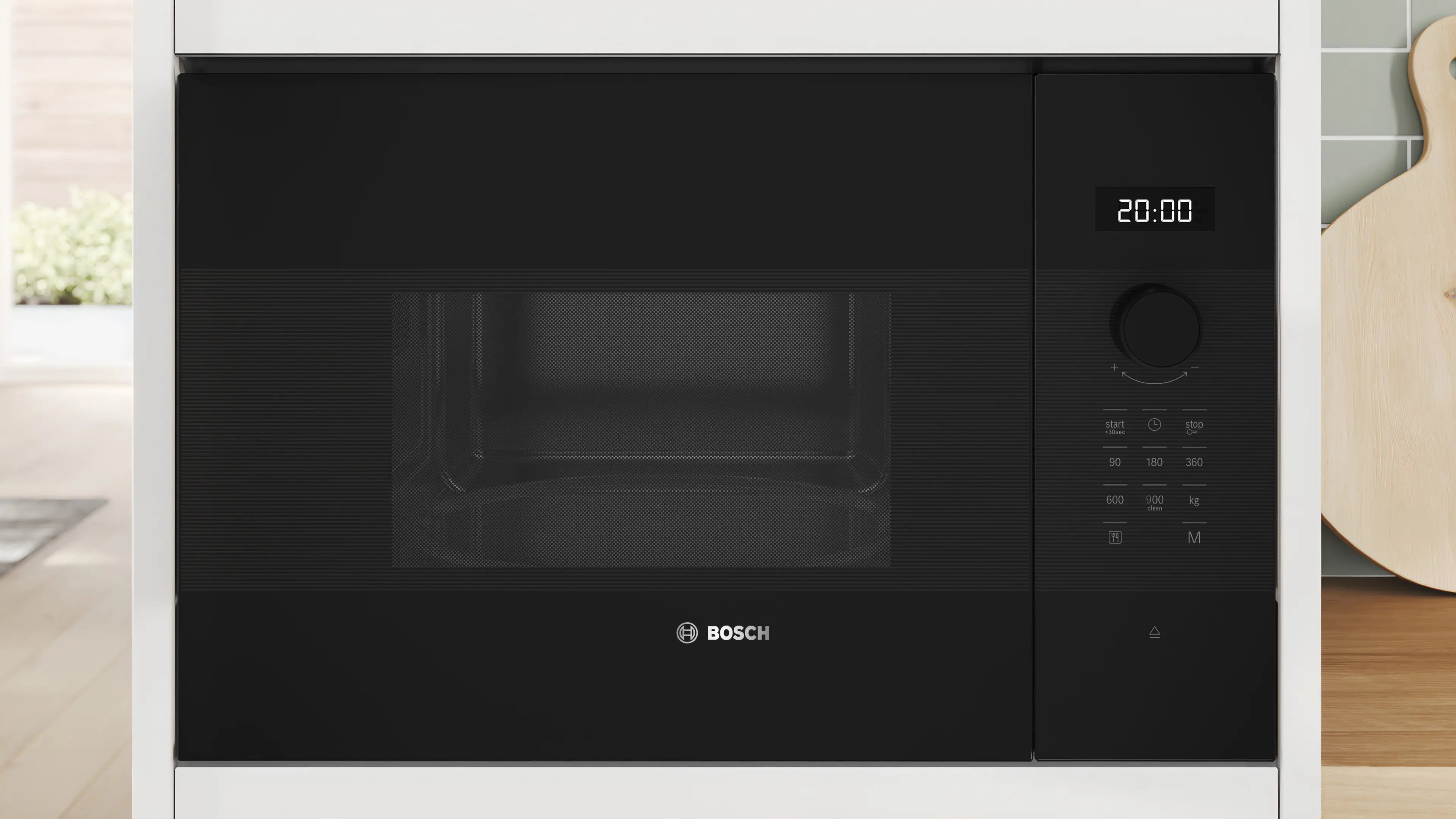 Bossch Built-In Microwave Oven 60cm Black - Model: BIM-60B