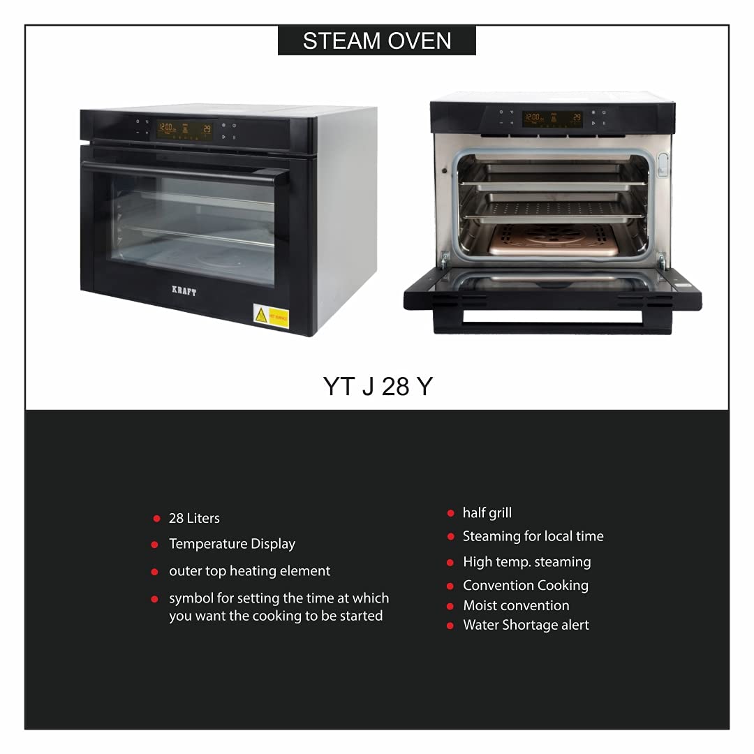 Kraft Italy 28 Ltrs. YTJ 28 Y Steam Oven