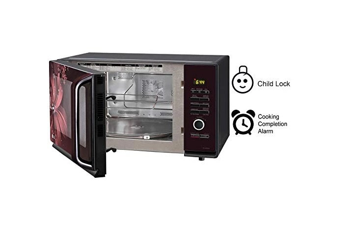 LG 32 L கன்வெக்ஷன் மைக்ரோவேவ் ஓவன் (MC3286BRUM, கருப்பு, ஸ்டார்டர் கிட் உடன்)