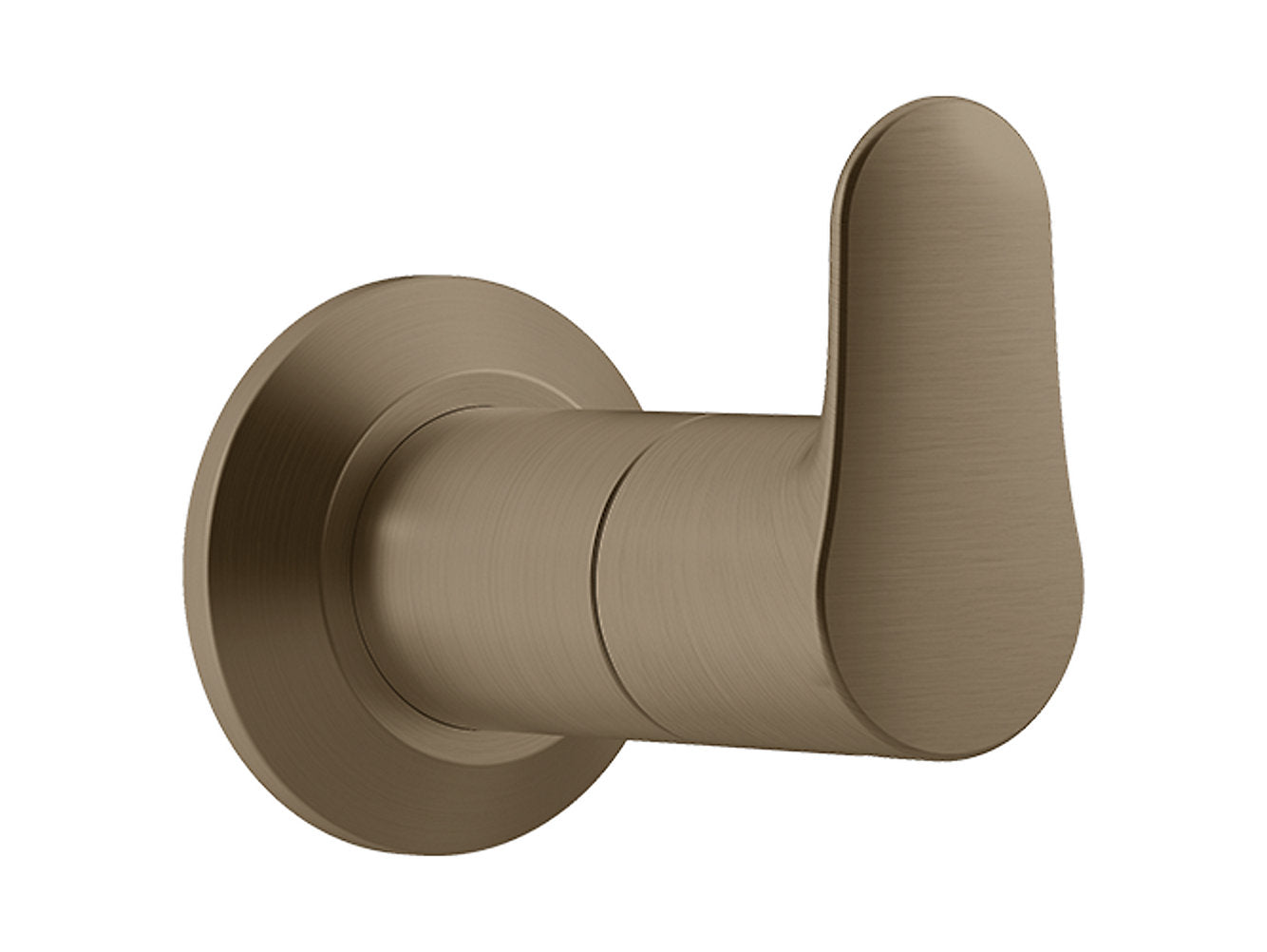 kohler K-16087IN-4-BV In-line stop valve trim in brushed bronze