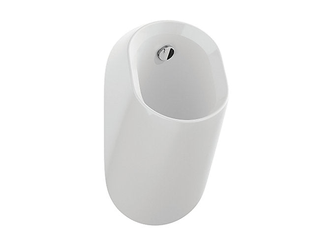 kohler K- 26475IN-ER-0 Round urinal with rear inlet in white 326mm x 363mm x 616mm