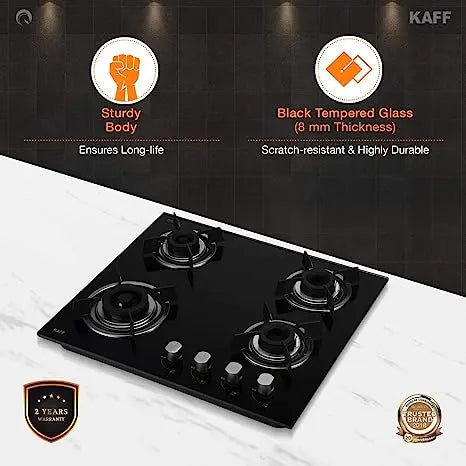 Kaff HBR 604A 4 Burner Built In Hob Auto Ignition